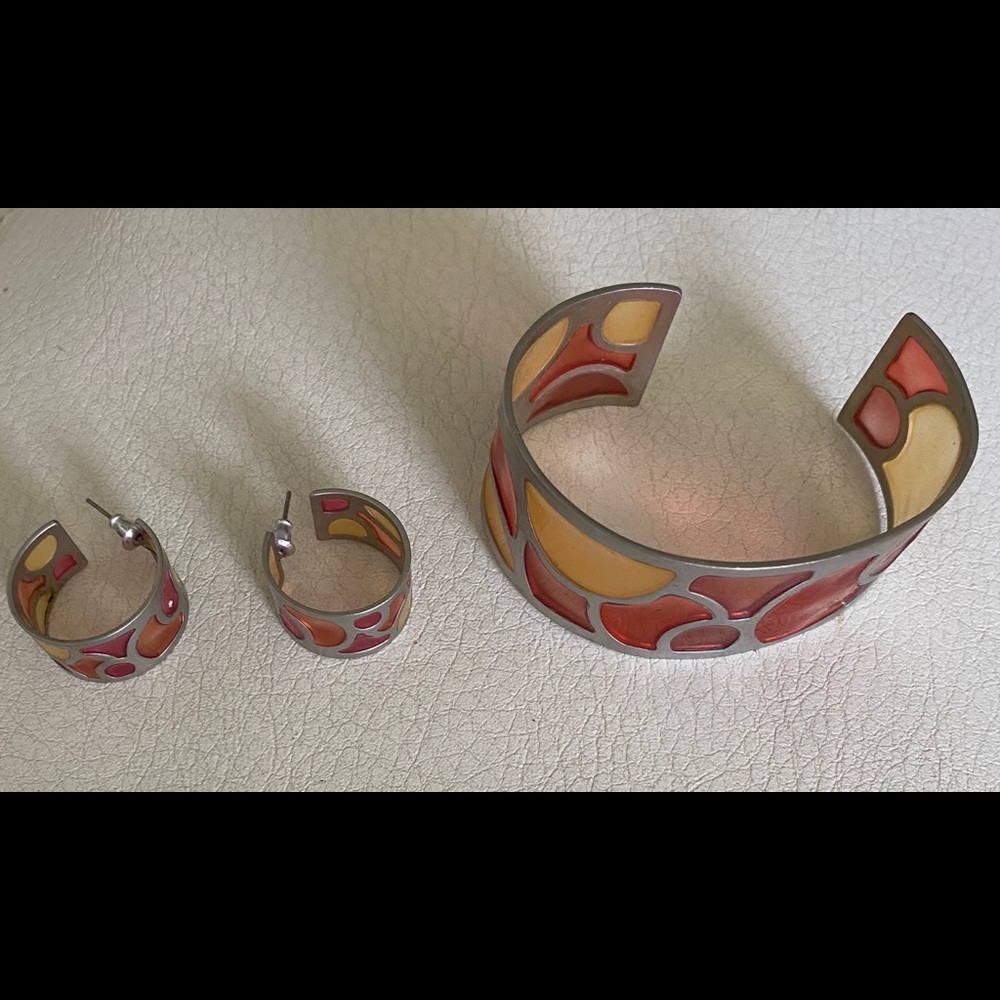 Nice pink jewelry set